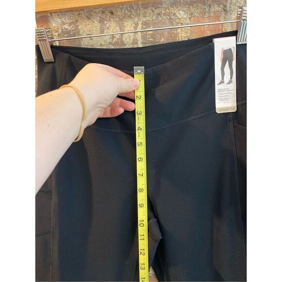 Mondetta Black High Waist Active Legging Size Medium NWT - Picture 5 of 7